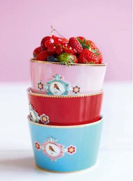 Mug Small Love Birds Medallion Red-Pink 150ml