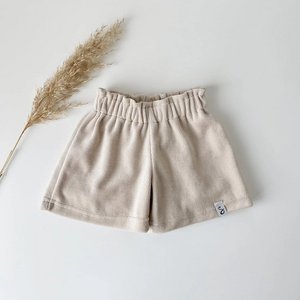 Shorts Velvet Beige