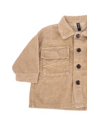 Oversized Corduroy-jakke - Beige