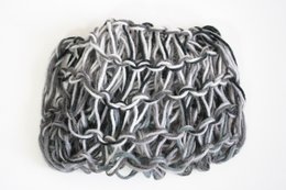 Dark green infinity scarf - wool