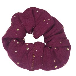 Scrunchie med en knivspids guld