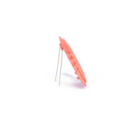 Dahlia broche Coral