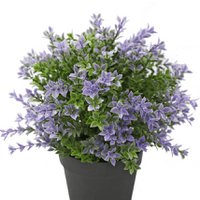 Künstliche Pflanzenboxholz lila 22 cm UV