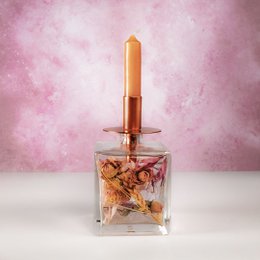 Rosé candle holder