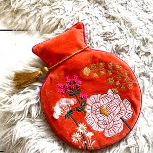 Posy oranje warmwaterkruik