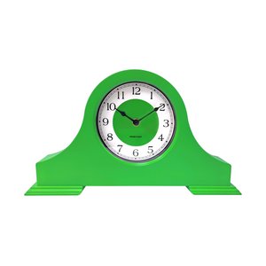 Klok - mantel klok - groen - 36x8,5x20 cm