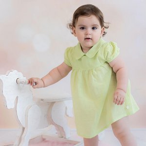 OrganicEra Kleid aus Bio-Hanf, Apfelgrün