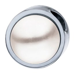 Zawieszka PURE okrągła, 6mm, z kamieniem w wybranym kolorze, wykonana ze stali chirurgicznej
