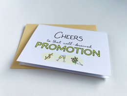 Biglietto d'auguri per la promozione - Saluti a quella meritata promozione