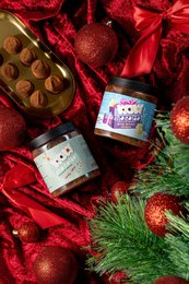 Candy Cane Juletrøfler Gavekrukke 130g | Pebermynte Holiday Chokolade