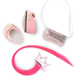 Weiches Spielzeug, süße Schwestern - Schuhe und Accessoires Set