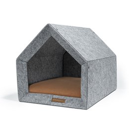 Pethome Perfekt hus til en hund og en kat - lysegrå/genanvendt