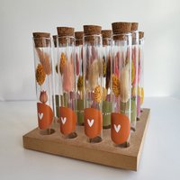 Gift tubes Dried flowers