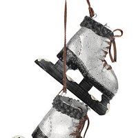 Anhänger Schlittschuh Paar silber 12 cm VE 4