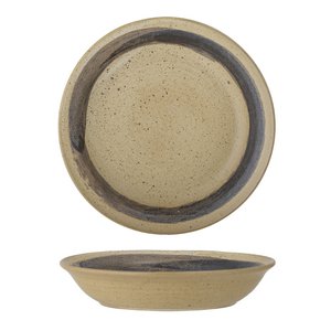 Solange Soup Plate, Nature, Stoneware