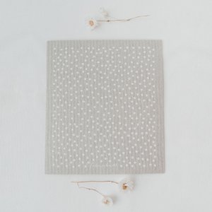 Schwammtücher Grau mit Punkten 3er Set (VE = 10 Stück)