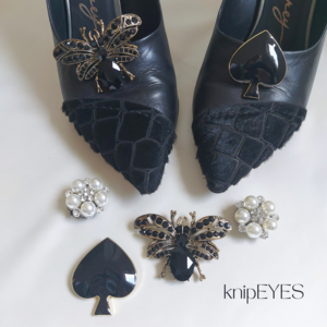 Shoeclips & Fashionclips Beetle Black (per 2)