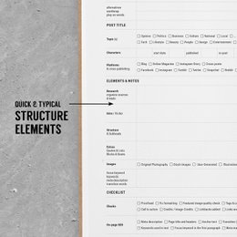 Blogger-Briefpapier-Notizbuch