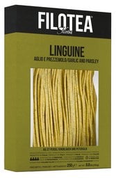 Linguine pasta made with garlic and parsley, 250 grams.
