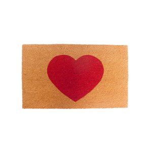 ROOD HART DEURMAT