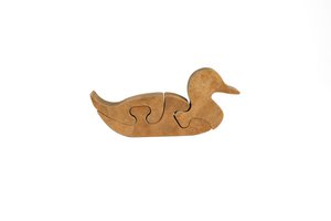 Holzpuzzle Ente