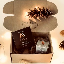 SOAP AND CANDLE KIT FOR HIM (BEARD SOAP AND MAN FRAGRANCE CANDLE)