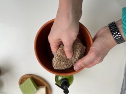 Zero Waste Jute-Schrubber 'Round Earth'