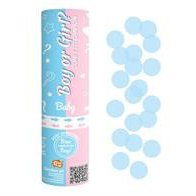 Genderreveal Konfettikanone mini - BLAU
