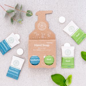 Refill set hand soap tablets - Eucalyptus & Basil