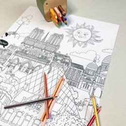 Paint roller with coloring motifs "urban jungle"