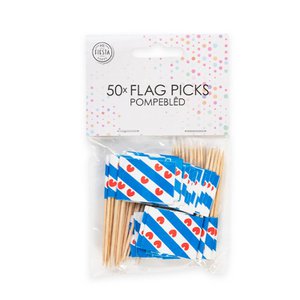 Flag sticks Friesland, pack of 50 pieces