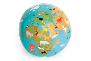 Scratch Classics: INFLATABLE WORLD GLOBE Durchm.30cm, in Box, 3+