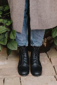 Winter leather boots - Klara - Black 35-42