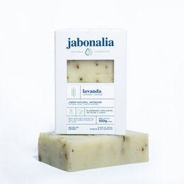 Lavender soap bar, natural and handmade, with a calming lavender scent.