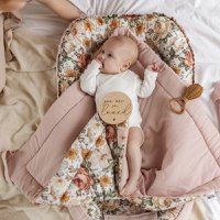 Gniazdko dziecięce OLIVIER PINK 100% bawełna