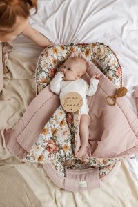 OLIVIER PINK Kindernest, 100 % Baumwolle