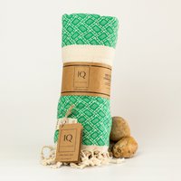 Hamamtuch | Sauna towel | Beach towel | Bolivia | Green | 180x100 cm