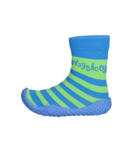 Aqua Socks Stripes - blau / grün