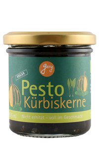 Pesto pumpkin seed garlic organic