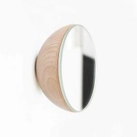 Runder Wandspiegelhaken aus Buchenholz