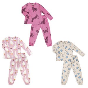 Soft pajamas with personalized print