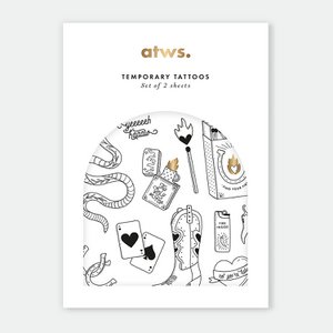 Moderner Western - Tattoo-Set