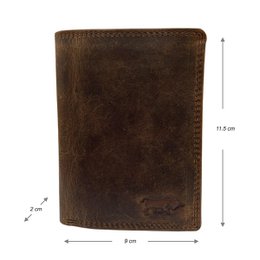 Portefeuille Homme - Portefeuille Homme - Portefeuille Arrigo - Modèle Billfold en Cuir de Buffle 3 Couleurs