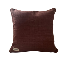 Fodera per cuscino decorativo marrone Dokmai