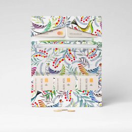 FLORALITY BIRD TyvekÂ® Pap Wallet XL / Clutch Wallet