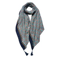 Schal Damen Print 90x180 cm Grüner synthetischer Schal Damen