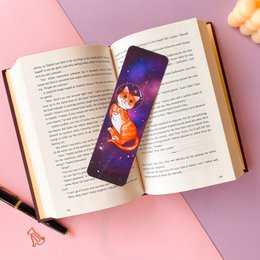 Catstronaut Laminated Bookmark