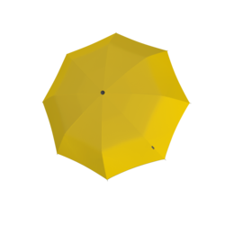 A yellow, medium-sized, automatic umbrella from the Knirps T.200 Duomatic collection.