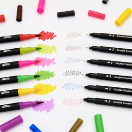 “Double Trouble” Double Tip Children’s Fine Liner Set