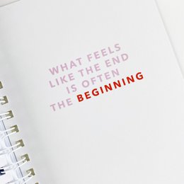 Plan Your Work A5 Planner - Pink